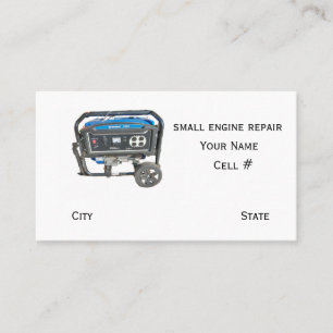 Small Engine Repair Business Card