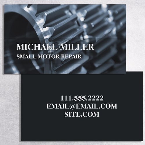 Small Engine Repair Business Card