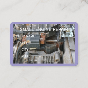 Small Engine Repair Business Card