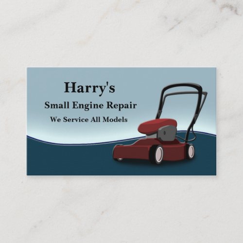 Small Engine Repair Business Card Templates