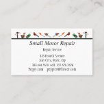 Small Engine Repair Custom Business Business Card
