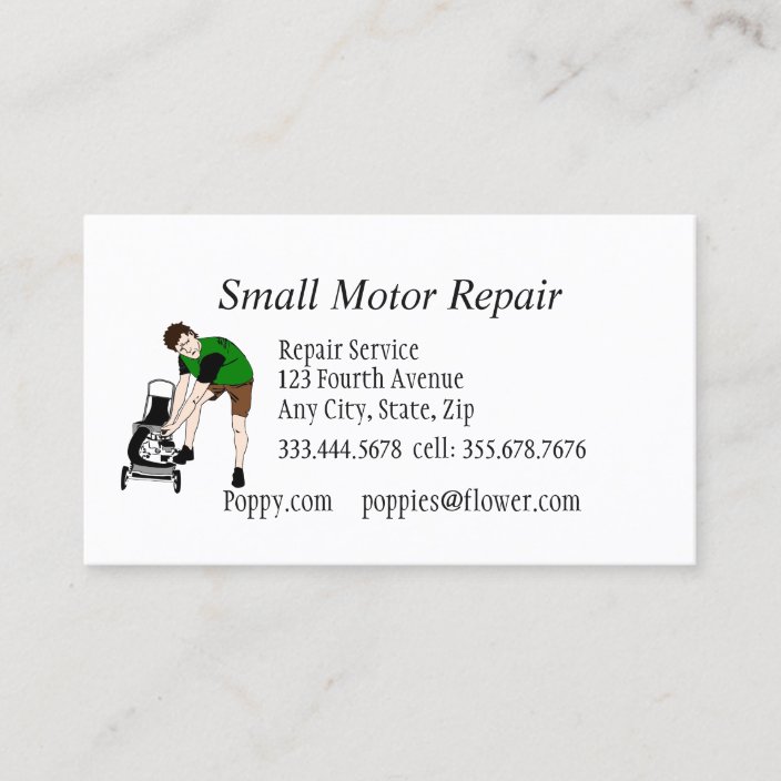 free business card maker for mobile mechanic