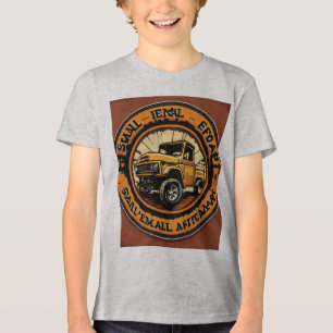 Small Engine Repair Logo Tri-Blend Shirt