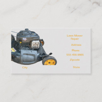 Small Engine Repair Mechanic Business Card