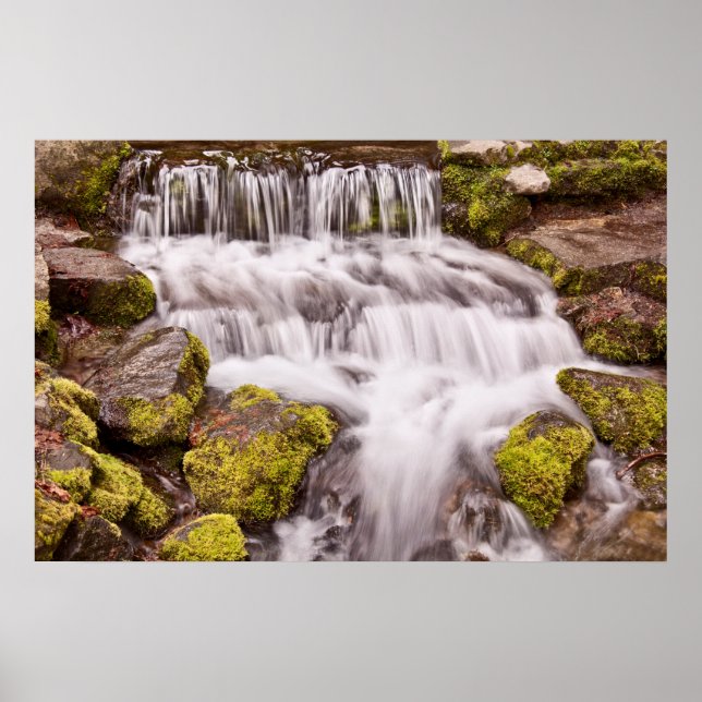 Small Falls In Yosemite Poster (Front)