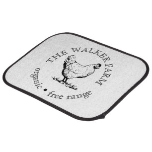 Small Farm Business Promotional Logo Car Floor Mat