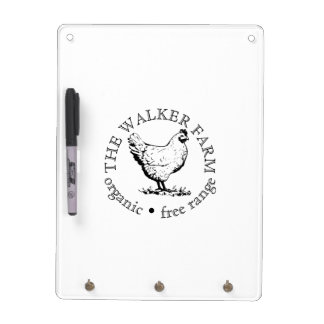 Small Farm Business Promotional Logo Dry Erase Board