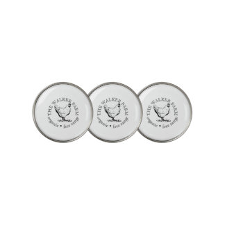 Small Farm Business Promotional Logo Golf Ball Marker