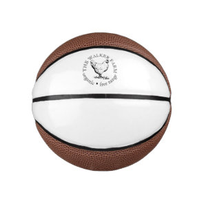 Small Farm Business Promotional Logo Mini Basketball