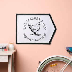 Small Farm Business Promotional Logo Pennant