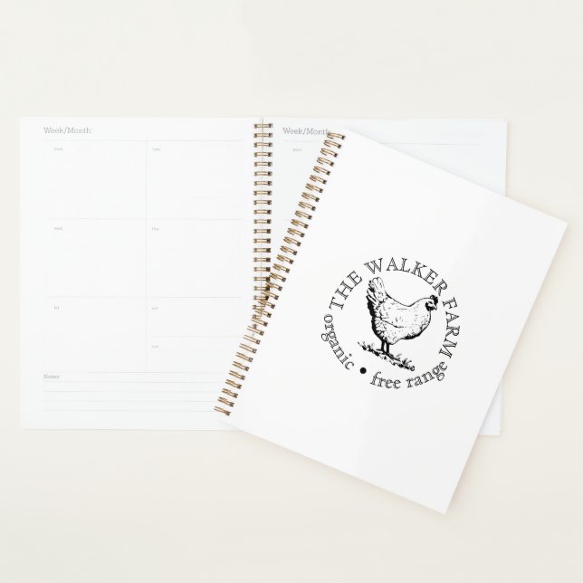 Small Farm Business Promotional Logo Planner (Display)