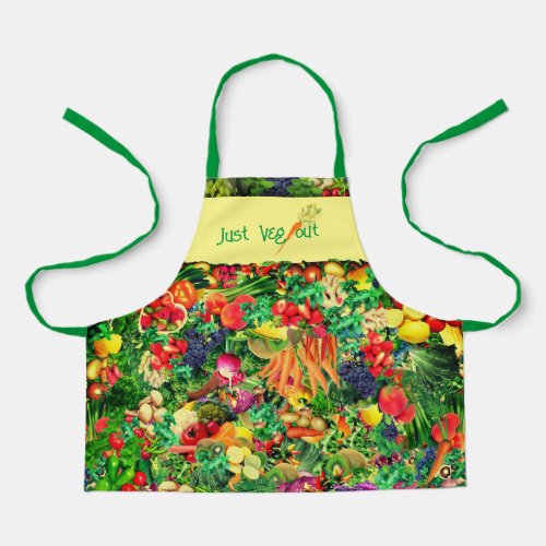 Small Fashionable Chef Healthy Vegetable Apron