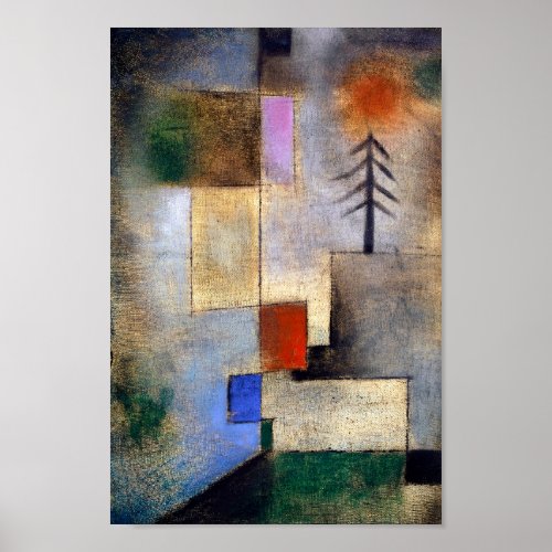 Small fir picture _ Paul Klee _modern art painting Poster