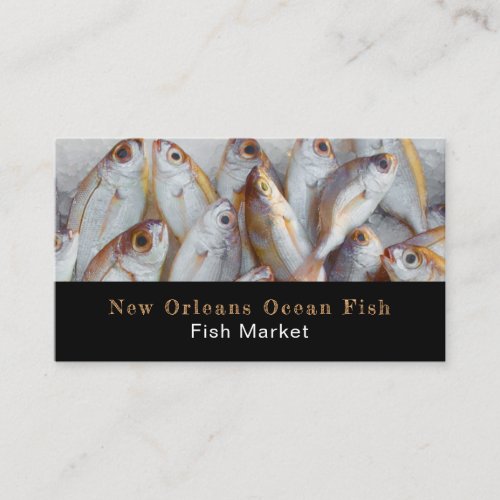 Small Fish FishmongerWife Fish Market Business Card
