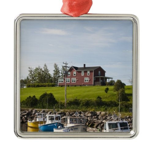 Small fishing village near Grande-Riviere, Metal Ornament