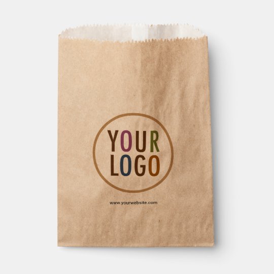 Small Flat Kraft Brown Paper Bags With Custom Logo