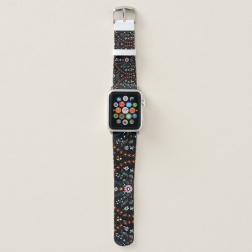 Small flower heart fantasy seamless apple watch band