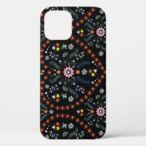 Small flower heart fantasy seamless iPhone 12 case