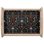Small flower heart: fantasy seamless. serving tray