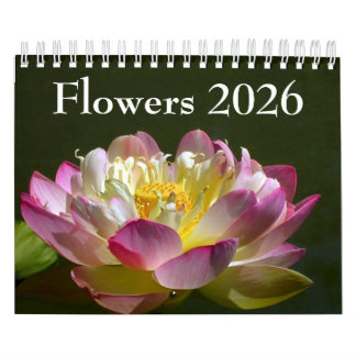 Small Flowers 2026 Calendar