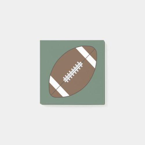 Small Football Post It Notes Gift