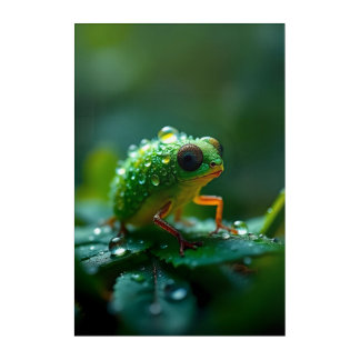Small forest creature acrylic print