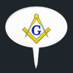 SMALL FREEMASONS CAKE TOPPER<br><div class="desc">“Well, and keep in mind where those Masonic Mysteries came from in the first place..</div>