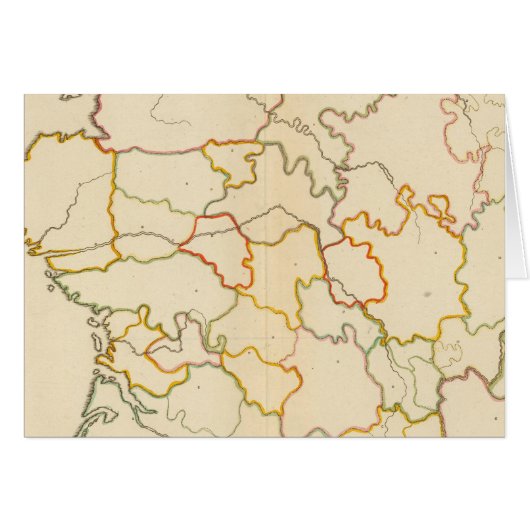 Small French Rivers Outline Cards (Front Horizontal)
