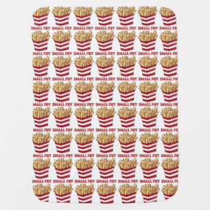 SMALL FRY Fast Food French Fries New Baby Red Baby Blanket