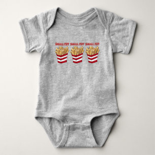 SMALL FRY Foodie French Fries Fast Food Gift Baby Bodysuit