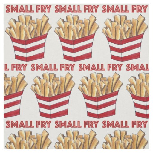 Small Fry Foodie French Fries Food Baby Shower Fabric
