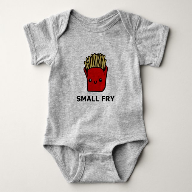 SMALL FRY Yummy French Fries Baby Infant Bodysuit (Front)