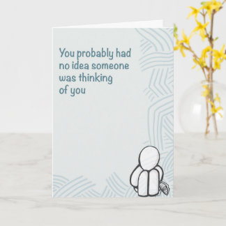 Small Gestures Thinking of You 5 x7 Card