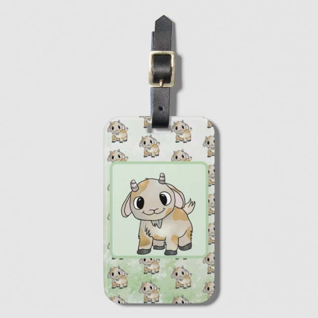 small goat luggage luggage tag (Front Vertical)