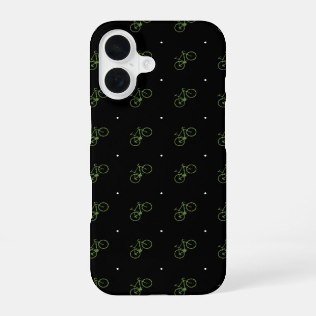 Small Green Bikes Iphone Case (Back)