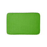 Small Green Fish Scale Pattern Bathroom Mat