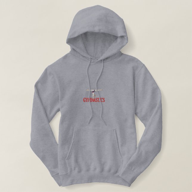 Small Gymnastics Embroidered Hoodie (Design Front)
