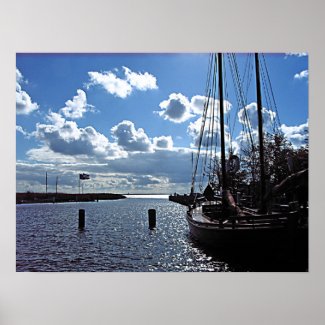 Small Harbour poster print