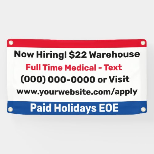 Small Hiring Building Banner