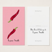 Small Hot Red Pepper Bookmark, add your own magnet (Front & Back)