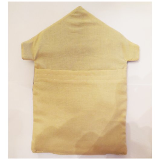 Small House-Shaped Kitchen Potholder And Oven Mitt (Front)