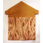 Small House-Shaped Kitchen Potholder And Oven Mitt (Front)