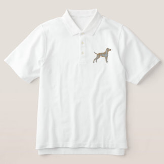 Small Hungarian Vizsla Embroidered Polo Shirt