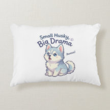 Small Husky Big Drama Funny Puppy