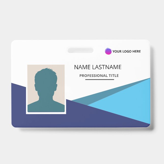 Small ID Card Identification Badge (Front)