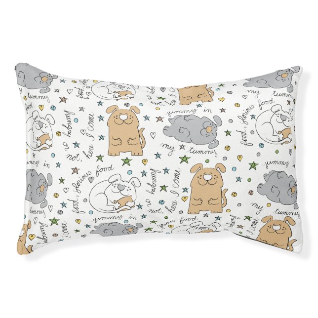 Small Indoor Cat Bed "Here Doggie!" (Front)