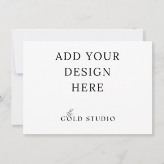 Small Invitation Template Landscape (4.5 x 6.25) 