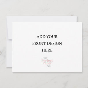 Small Invitation Template Landscape (4.5 x 6.25) 