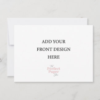 Small Invitation Template Landscape (4.5 x 6.25) 