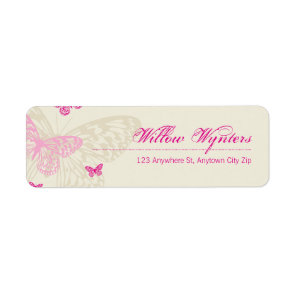 SMALL LABEL SEALS :: butterflies 4
